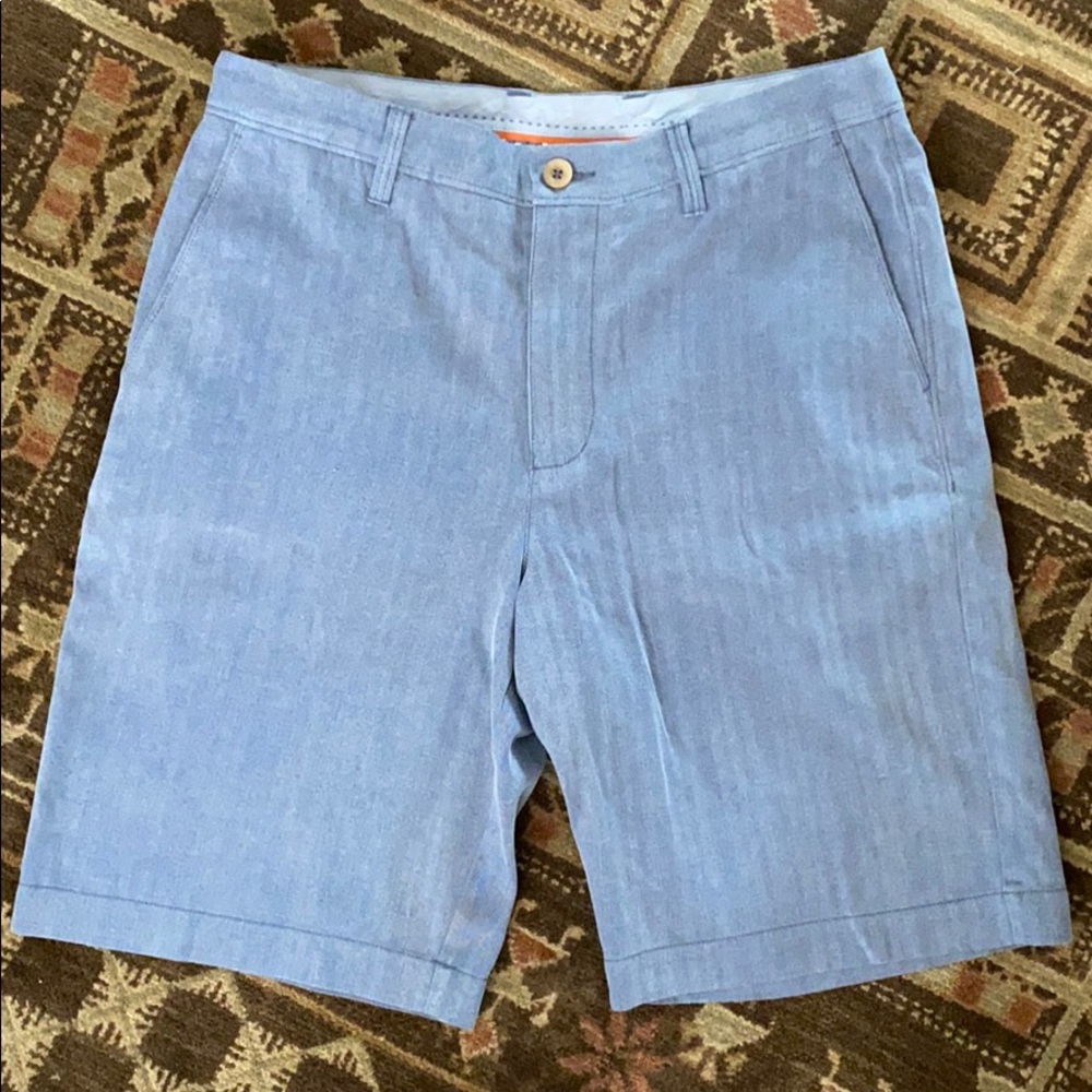 Tommy Bahama Men's Silk Blend Navy Short Size 32